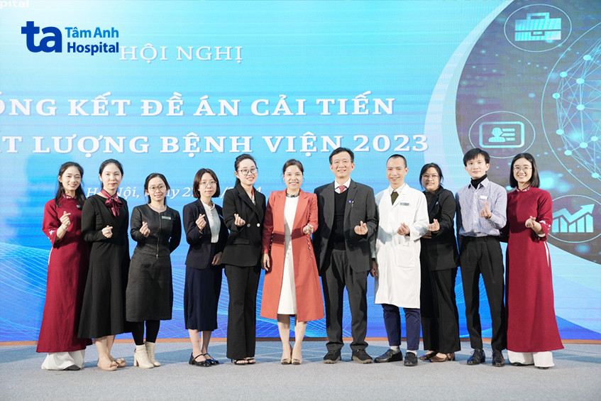 hình tổng kết cải tiến chất lượng bệnh viện tâm anh hà nội 2023