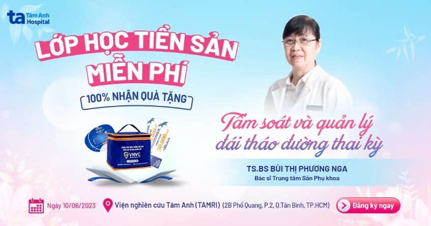Lớp học tiền sản 18, 8H00 – 10H30 thứ 7 (10/06/2023)