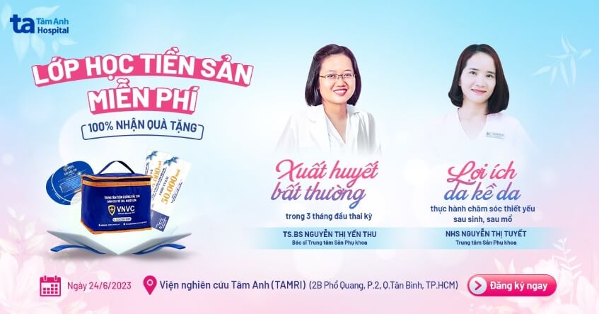 Lớp học tiền sản 20, 8H00 – 10H30 thứ 7 (24/06/2023)