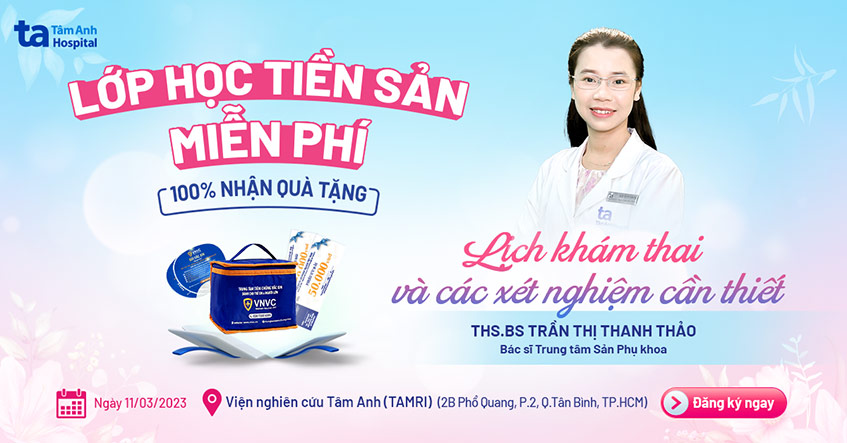 Lớp học tiền sản 7, 8h00 – 10h30 Thứ 7 (11/03/2023)