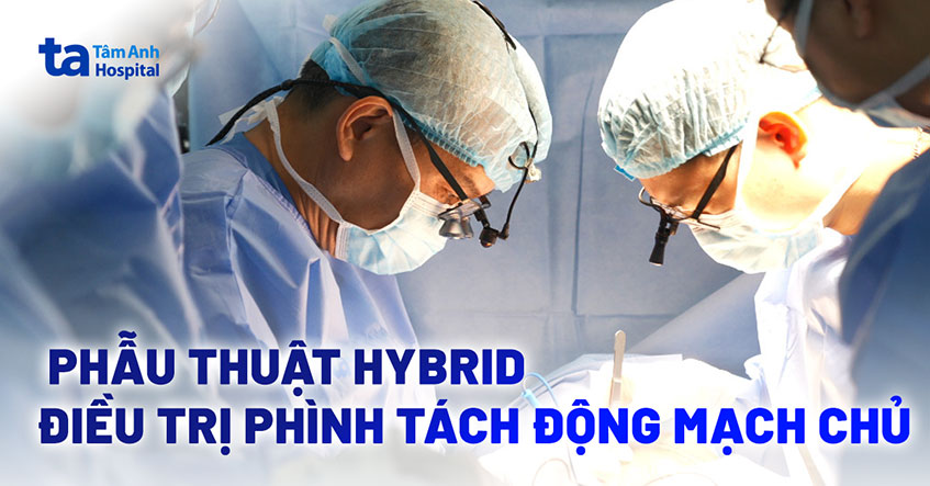 Phẫu thuật Hybrid điều trị phình tách động mạch chủ