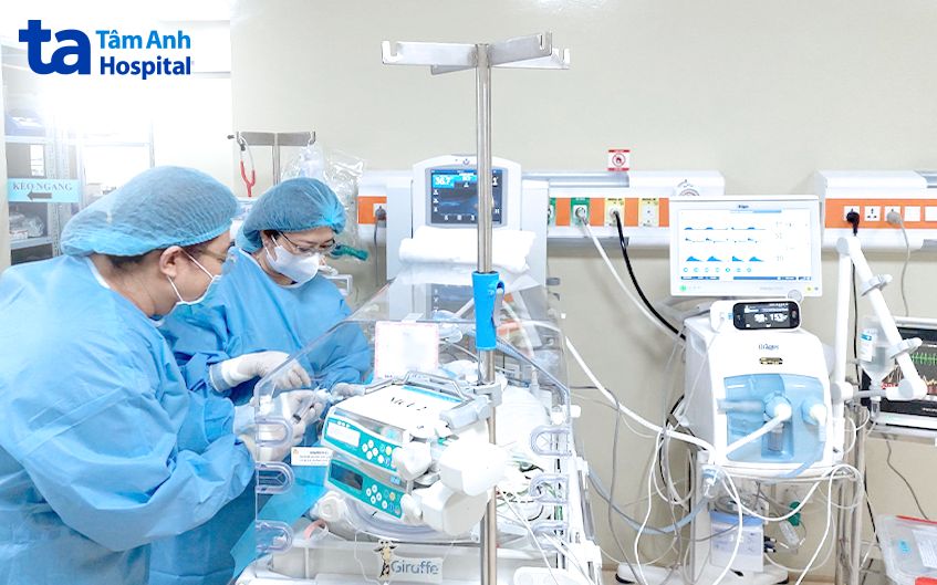 Phòng NICU BVĐK Tâm Anh