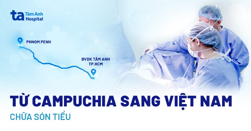 Từ Campuchia sang Việt Nam chữa són tiểu