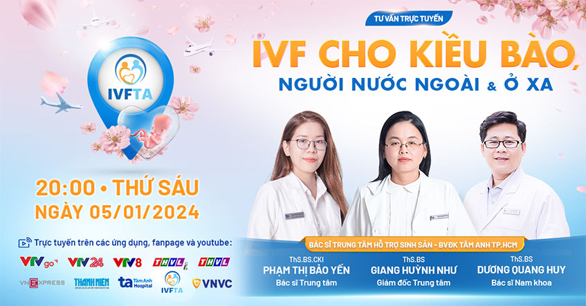 Tư vấn trực tuyến: “IVF cho người Việt ở nước ngoài, người nước ngoài, ở xa”