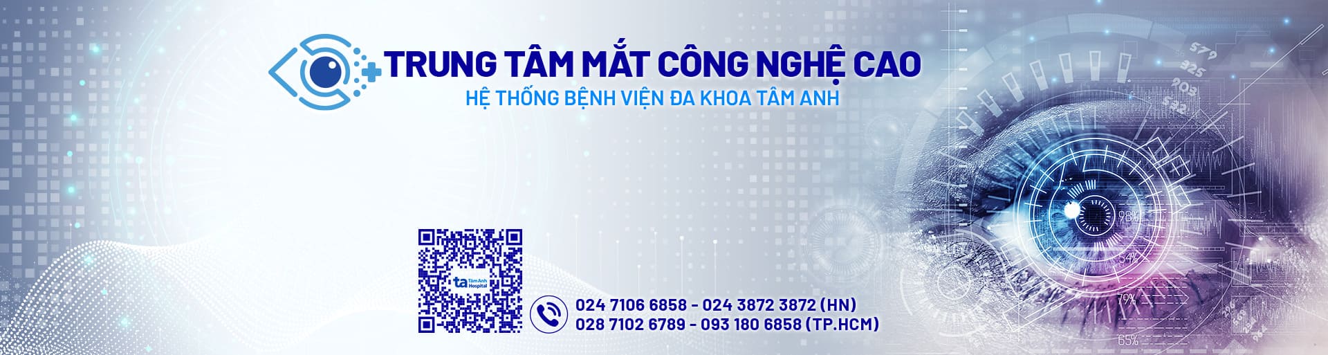 banner trung tâm mắt công nghệ cao