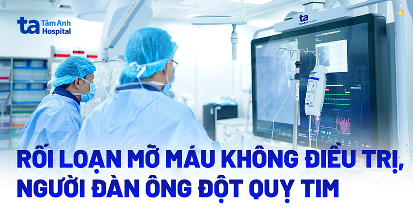 Nhồi máu cơ tim sau nhiều năm rối loạn mỡ máu