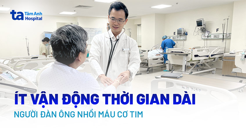 Nhồi máu cơ tim sau nhiều năm sống tĩnh tại