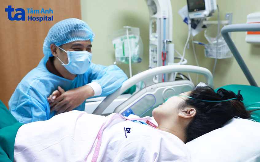 vượt cạn thành công