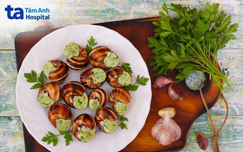 Chế biến ốc đúng cách để tránh tiêu thụ nhiều purin