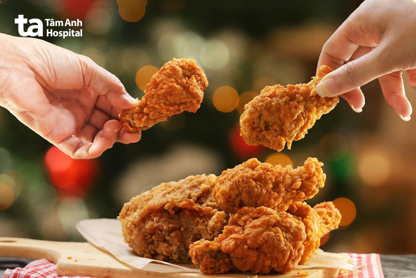 Hạn chế ăn đồ chiên rán để tránh nguy cơ xơ vữa động mạch