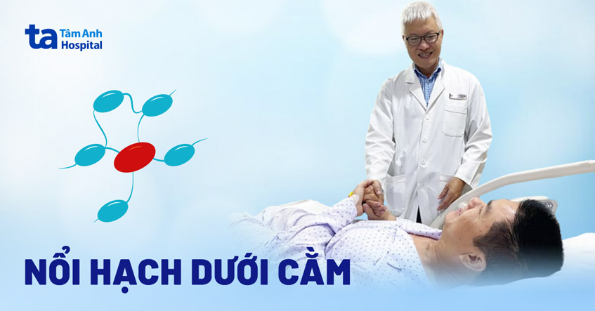 nổi hạch dưới cằm