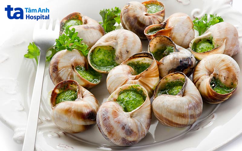Ốc chứa hàm lượng dinh dưỡng dồi dào