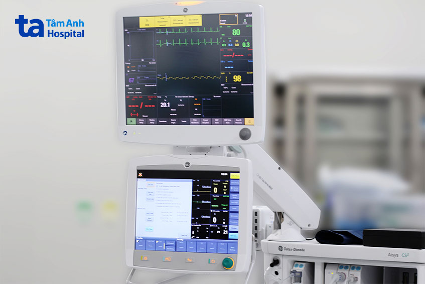 Sử dụng máy monitor để theo dõi người bệnh ở khoa cấp cứu, gây mê hồi sức và chăm sóc đặc biệt