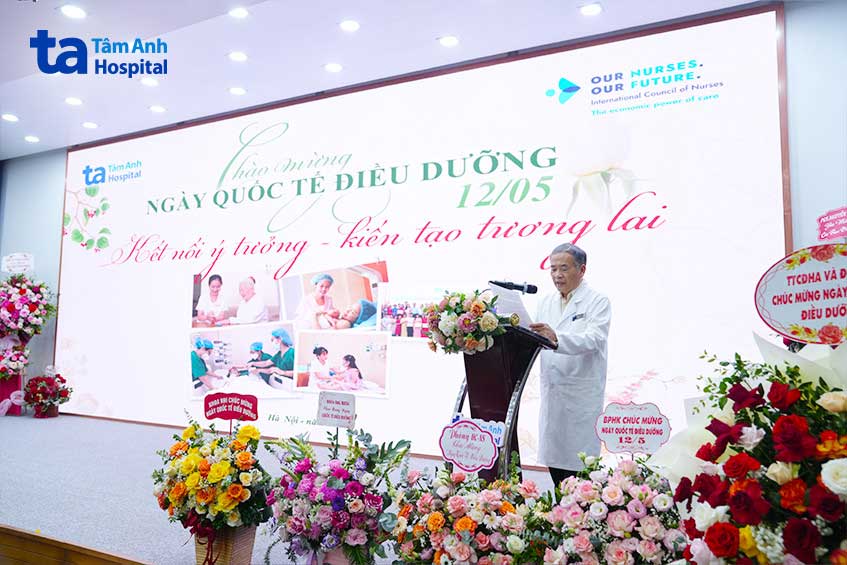 bs Trần Duy Anh phát biểu tại buổi lễ
