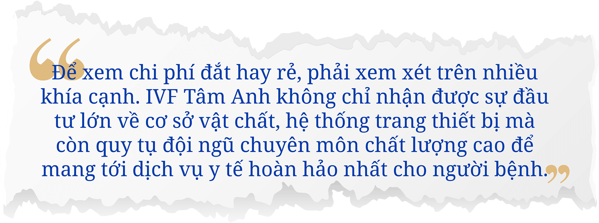chi phí đắt rẻ phụ thuộc nhiều yếu tố