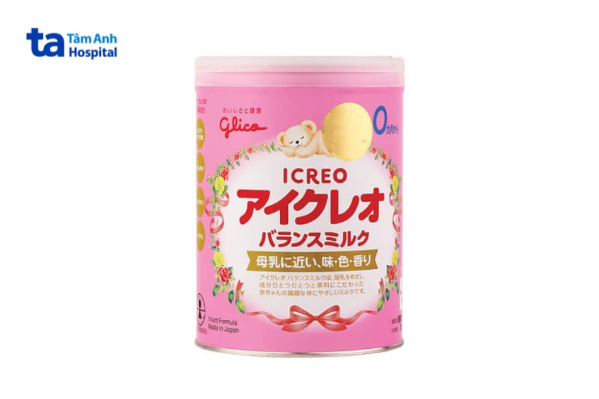 glico icreo là loại sữa dành cho người thiếu máu từ nhật bản