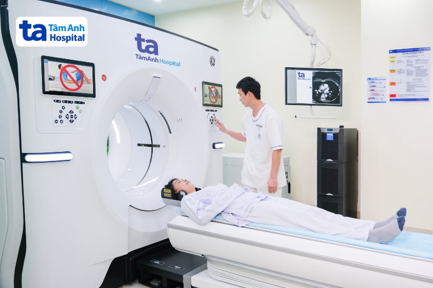 Hệ thống máy chụp CT 1975 lát cắt tích hợp AI tại Bệnh viện Đa khoa Tâm Anh