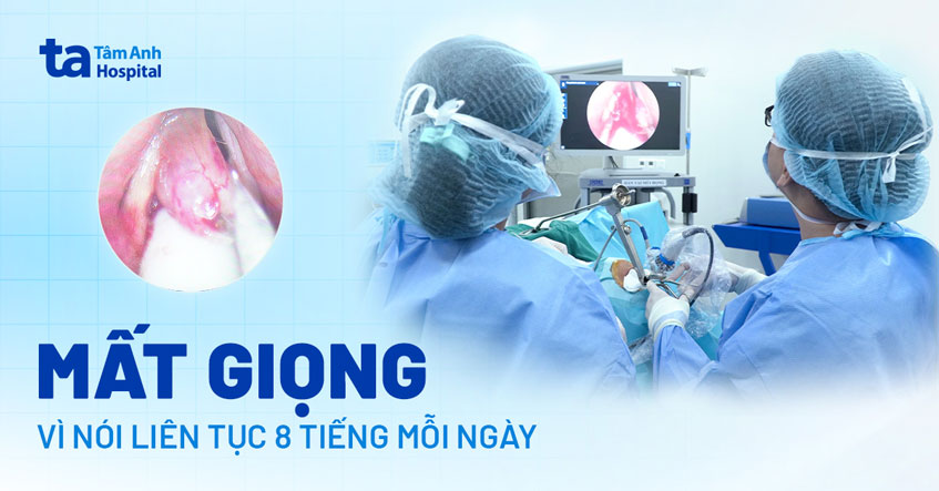 Mất giọng vì nói liên tục 8 tiếng mỗi ngày