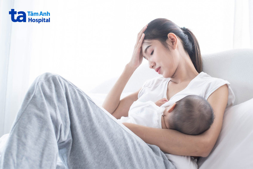 Mất ngủ căng thẳng mệt mỏi nguyên nhân mẹ ít sữa