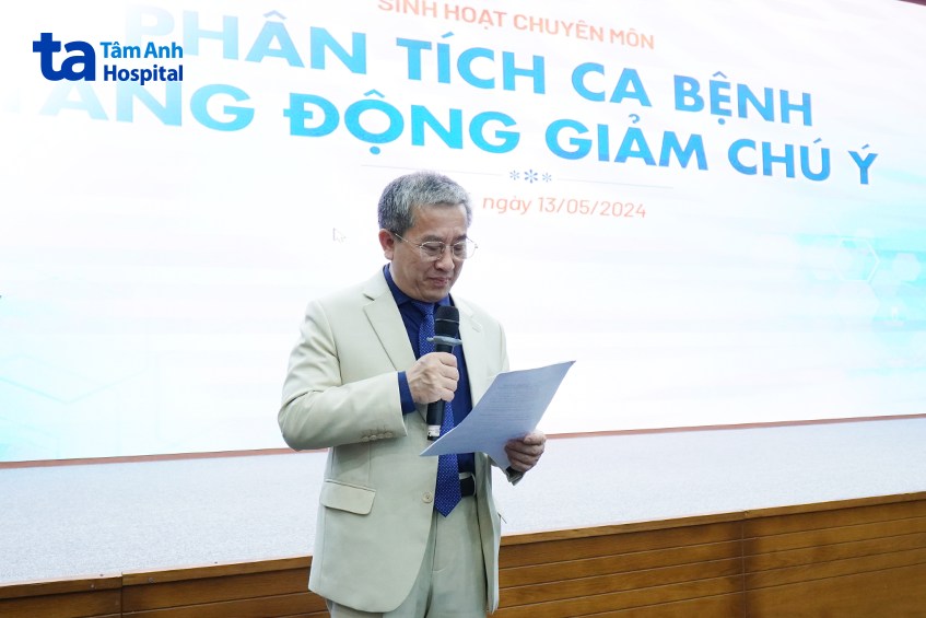 PGS.TS.BS Nguyễn Văn Liệu phát biểu khai mạc