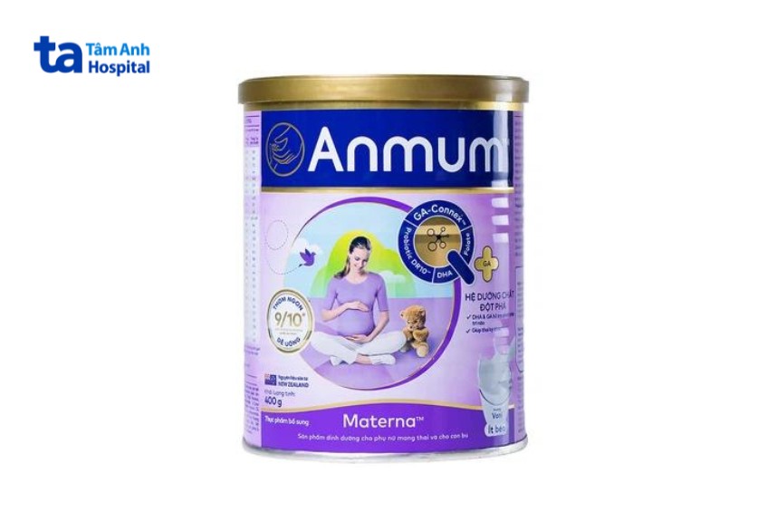sữa dành cho người thiếu máu anmum materna fonterra brands phù hợp cho thai phụ thiếu máu do thiếu sắt