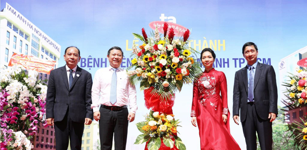 tại lễ khai trương bệnh viện tâm anh