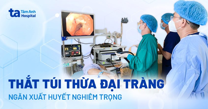 Mất máu nghiêm trọng do xuất huyết túi thừa đại tràng