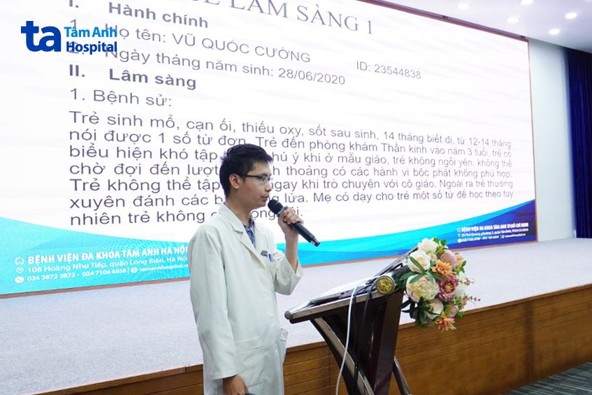 ThS BSNT Lê Thế Phi trình bày về các ca bệnh lâm sàng