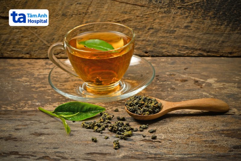 thực phẩm trị gan nhiễm mỡ, trà xanh