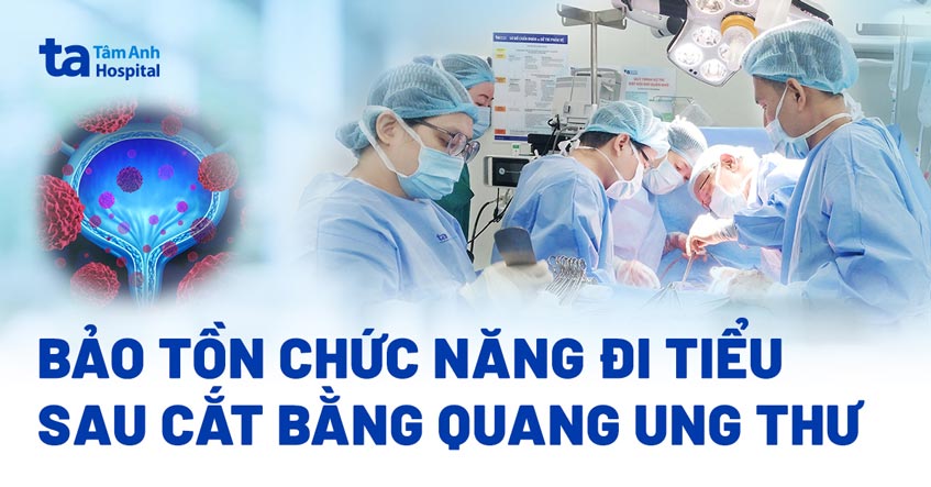 Giảm nửa thời gian mổ bảo tồn chức năng đi tiểu cho người bệnh ung thư