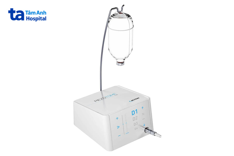 Thời gian nhổ răng khôn diễn ra nhanh chóng bằng máy siêu âm Piezotome