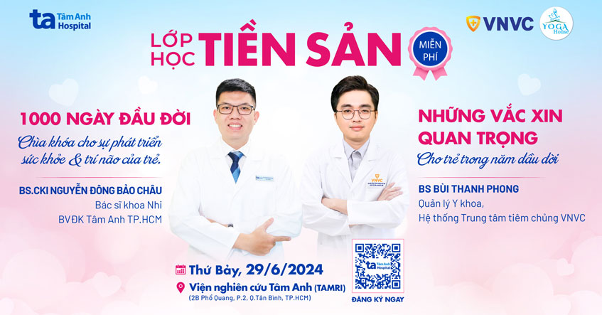 Lớp học tiền sản số 12, 9h00 – 11h00 Thứ 7 (29/06/2024)