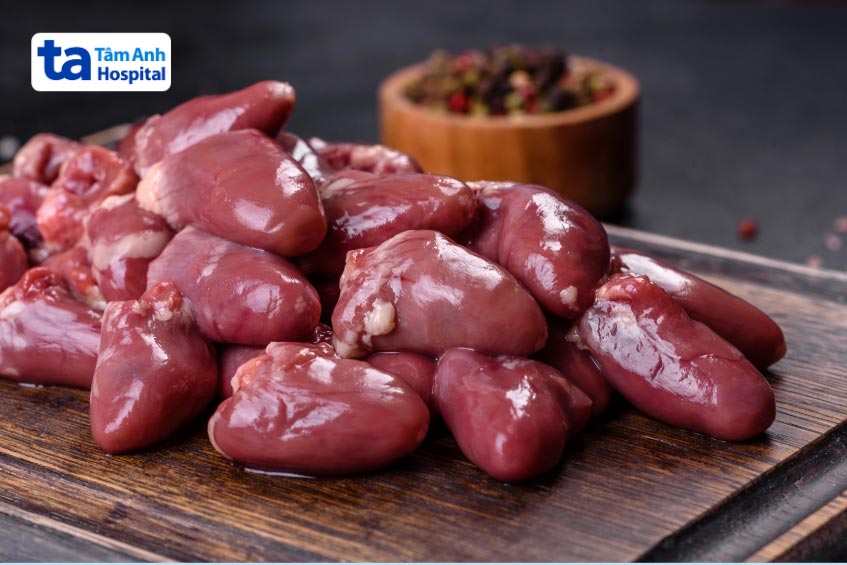 nội tạng động vật không tốt cho bệnh nhân bị tràn dịch đầu gối