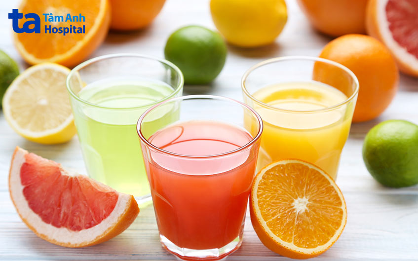 Nước trái cây bổ sung vitamin và khoáng chất