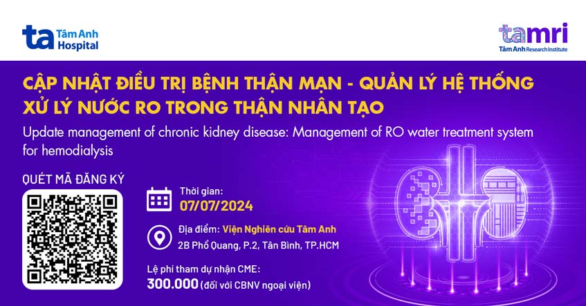 Hội thảo “Cập nhật điều trị bệnh thận mạn – quản lý hệ thống xử lý nước ro trong thận nhân tạo”