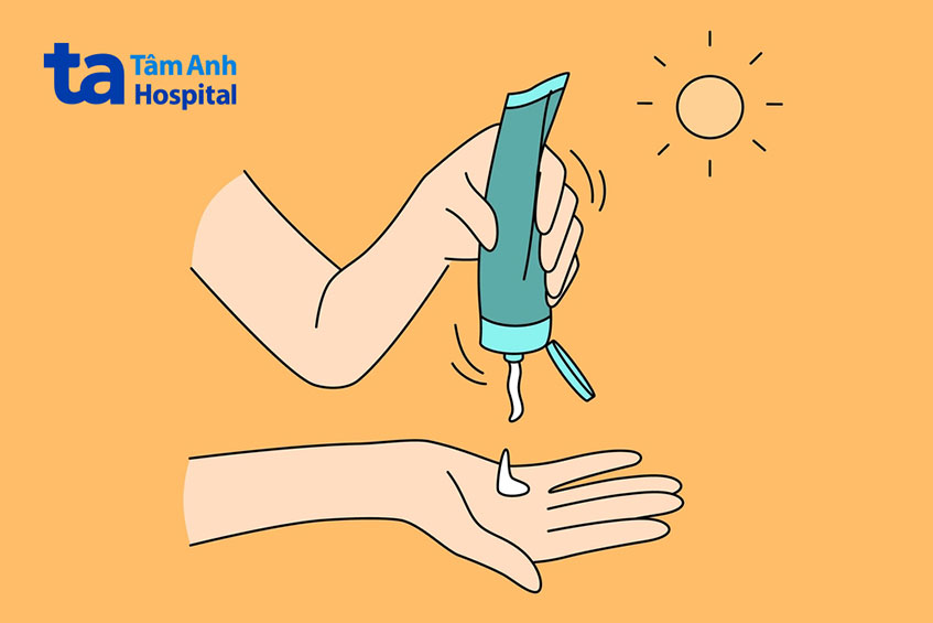 thoa kem chống nắng 30 phút trước khi ra ngoài