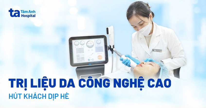 trị liệu da công nghệ cao hút khách dịp hè