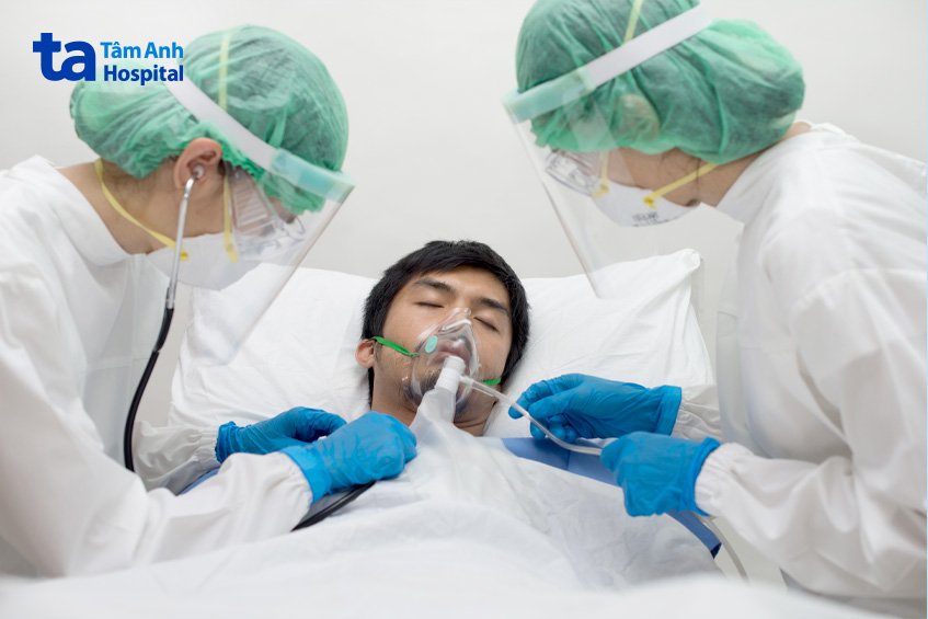Viêm phổi không được điều trị kịp thời có thể dẫn đến suy hô hấp