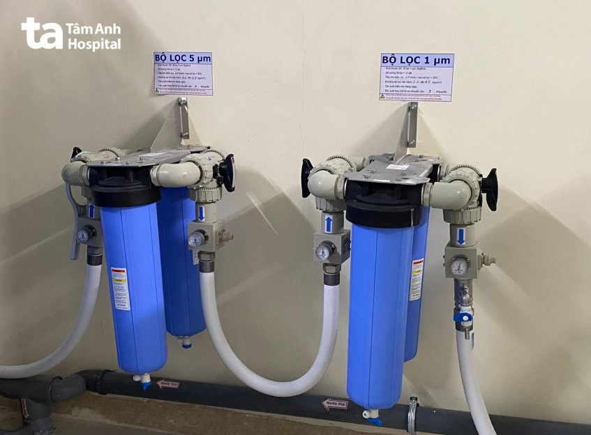 bộ lọc trong hệ thống lọc nước ro bvđk tâm anh