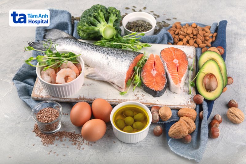 thức ăn tốt cho tuyến giáp, thực phẩm giàu omega 3