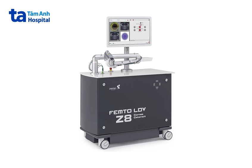 clear sử dụng tia laser femtosecond trên máy femto ldv z8