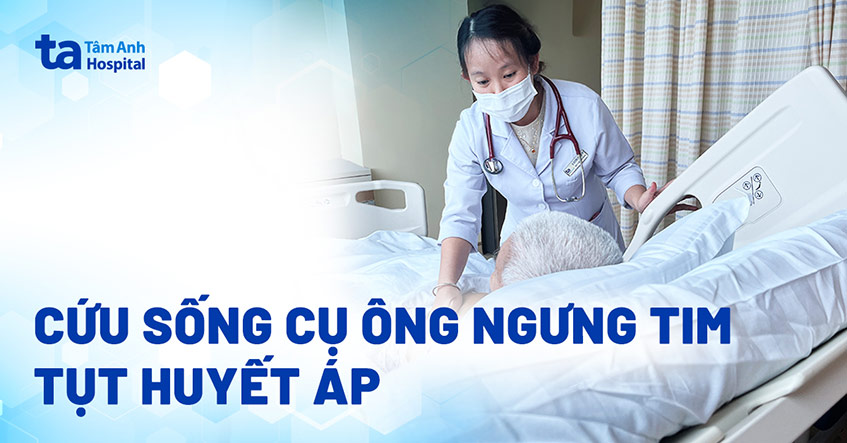 Cụ ông ngưng tim do biến chứng viêm cơ tim