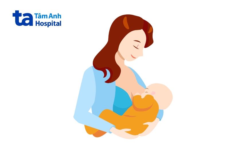 đầu vú bị đóng vảy khi cho con bú