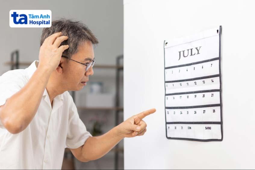 giảm khả năng nhận thức về không gian, thời gian