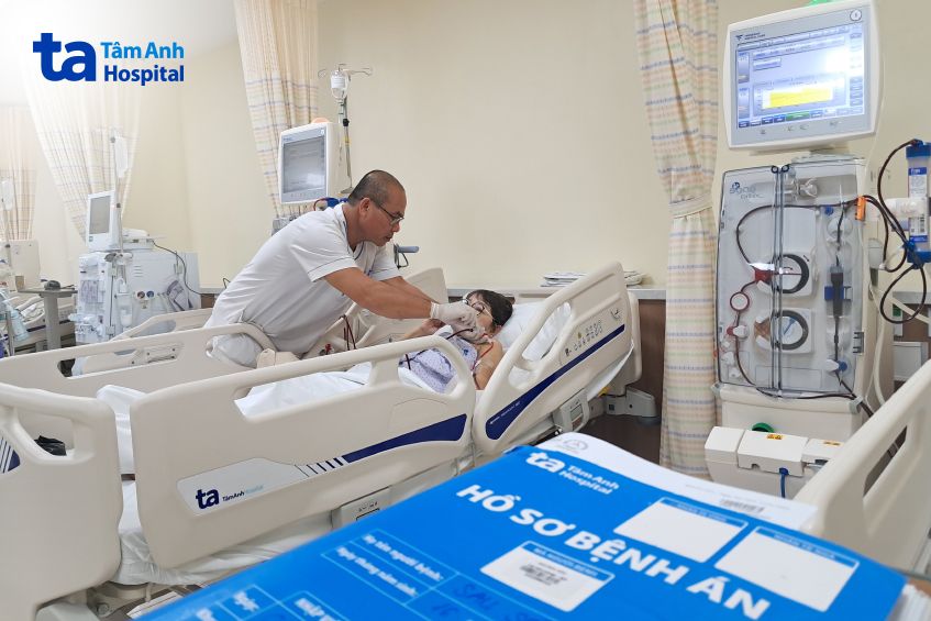 người bệnh chạy thận nhân tạo tại bvđk tâm anh