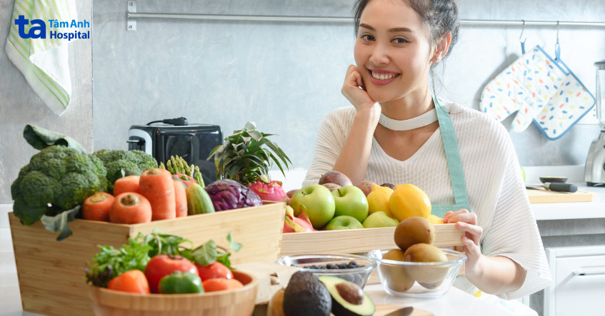 Sau chọc hút trứng nên ăn uống đầy đủ, đa dạng các loại thực phẩm