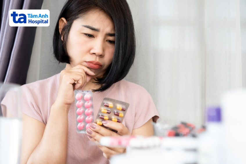 sử dụng nhiều thuốc kháng sinh