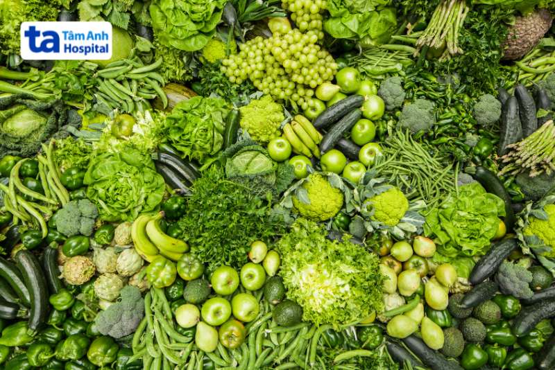 các loại thực phẩm tốt cho tuyến giáp, rau lá xanh