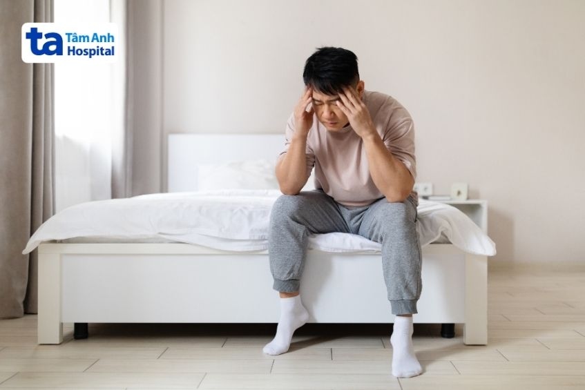 tinh trùng vón cục nhân nhân do stress