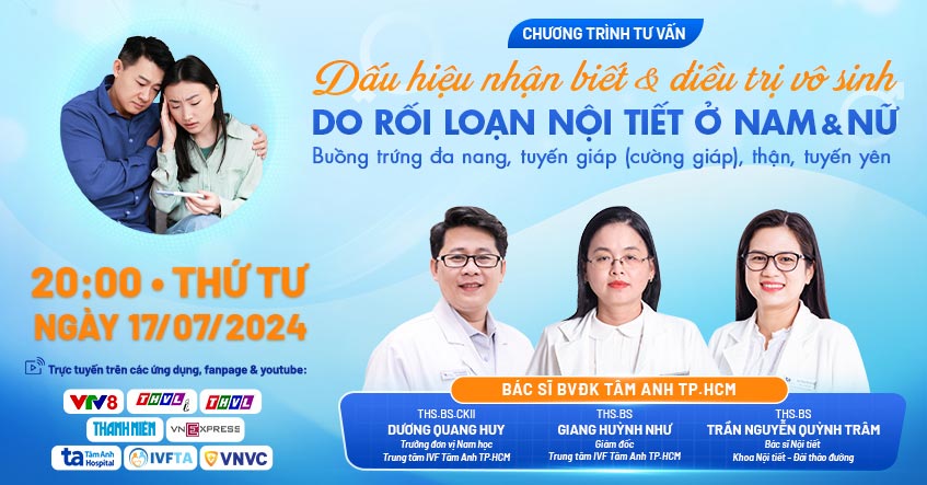 TVTT: Dấu hiệu nhận biết và điều trị vô sinh do rối loạn nội tiết ở nam và nữ